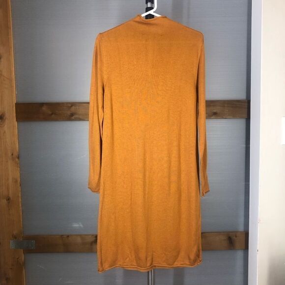 Magaschoni Blended w/ Cashmere Dark Yellow/Orange Sweater Dress Sz M‎ - Picture 2 of 5